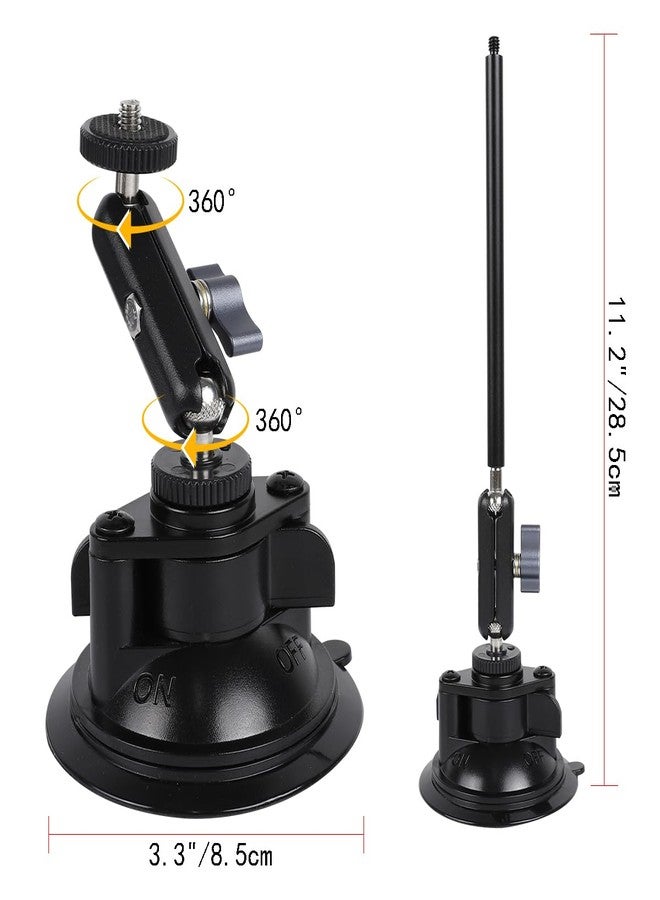 Leenconghui Suction Cup Mount for DJI Osmo Pocket 3, Car Windshield Window Vehicle Camera Holder Compatible with DJI Pocket 3 Accessories - Image 3